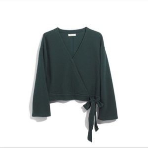 Madewell Texture and Thread Wrap Top